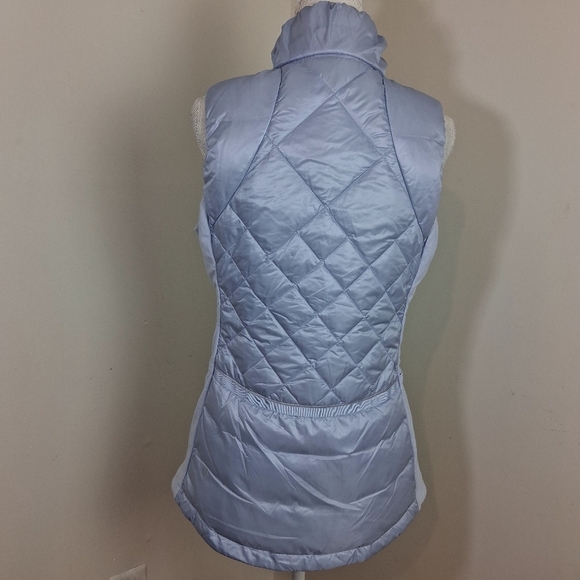 Lululemon Down For Run Down Filled Vest In Pale Blue Size 10 - Picture 10 of 13